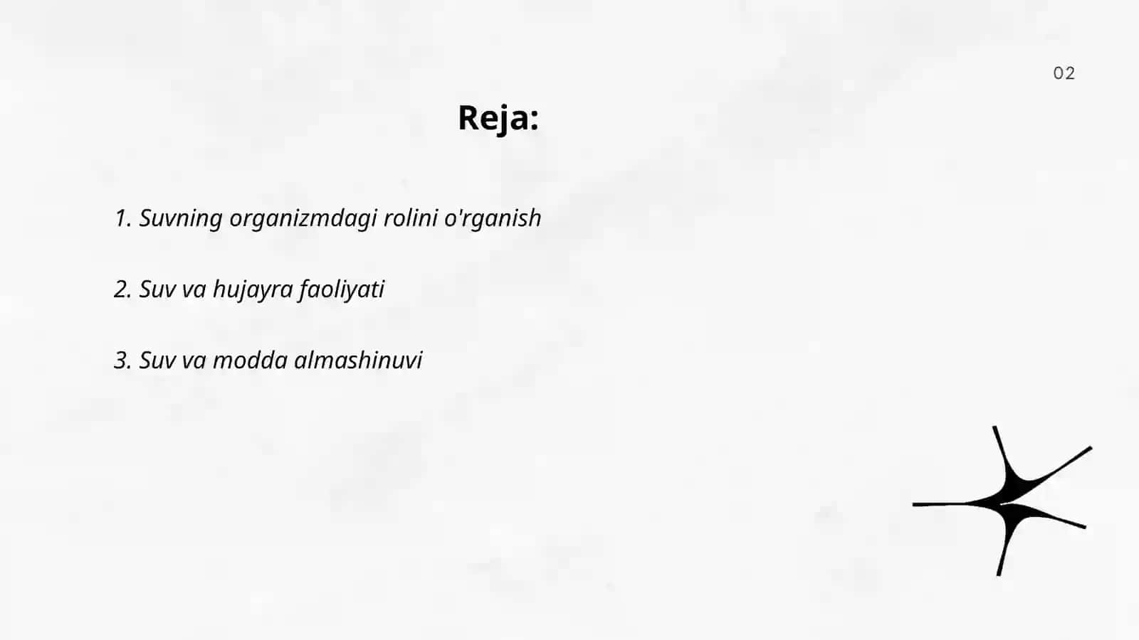 Suvning biologik ahamiyati 2