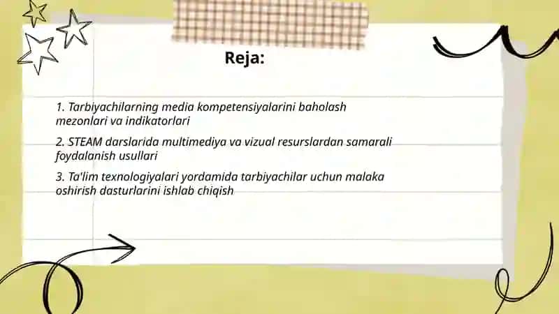 STEAM ta'lim texnologiyasini qo'llashda tarbiyachilarning media kompetensiyalarini rivojlantirish 2