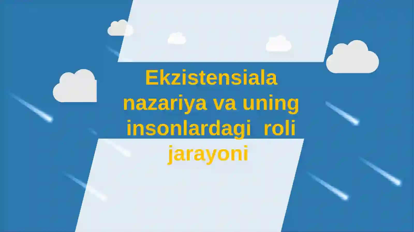 Ekzistensial psixologiyasi va terapiyasi 2