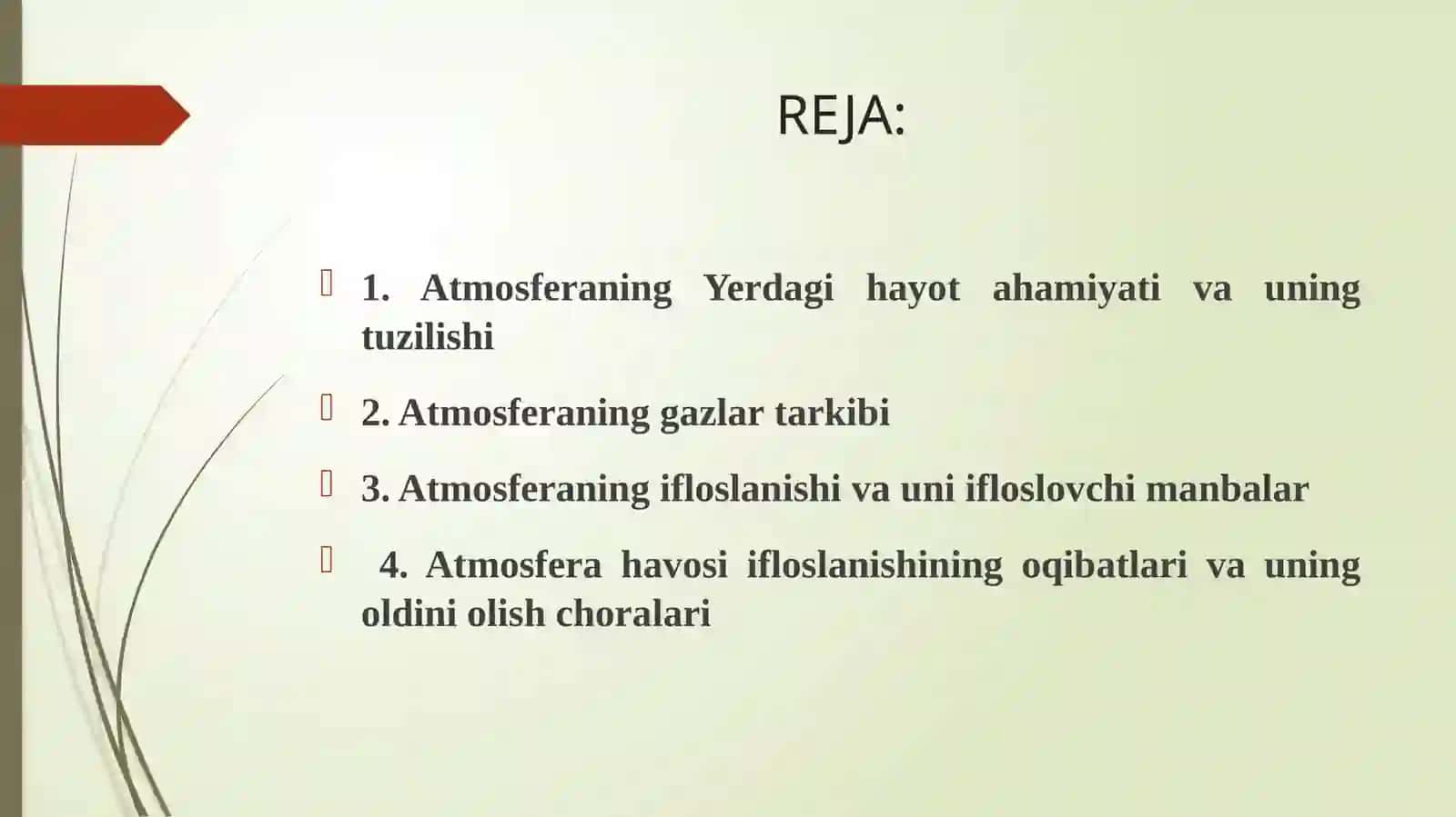 Atmosfera havosini himoya qilish 2
