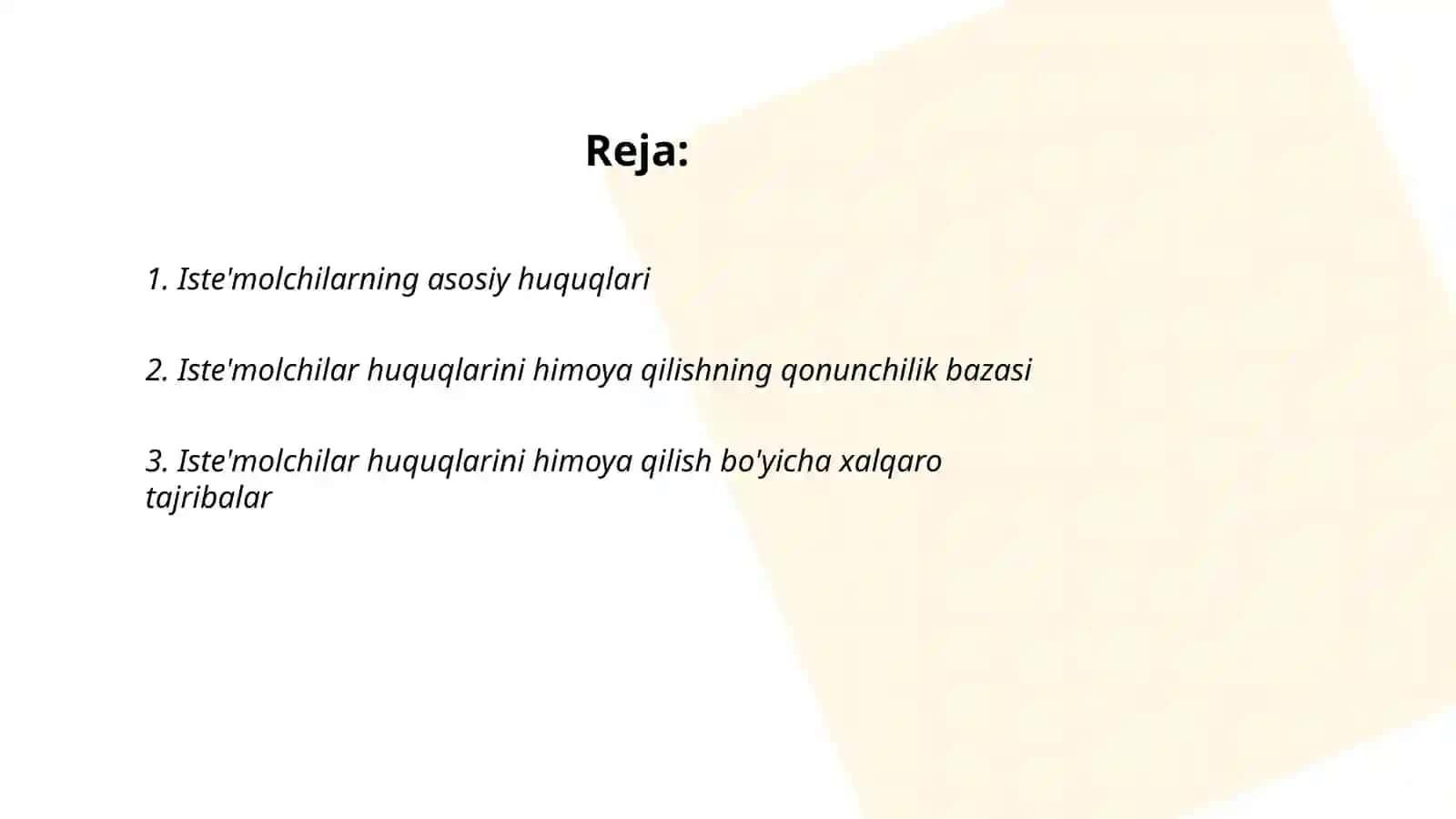 Isteʼmolchilar huquqlarni himoya qilishning obyektiv zarurligi 2