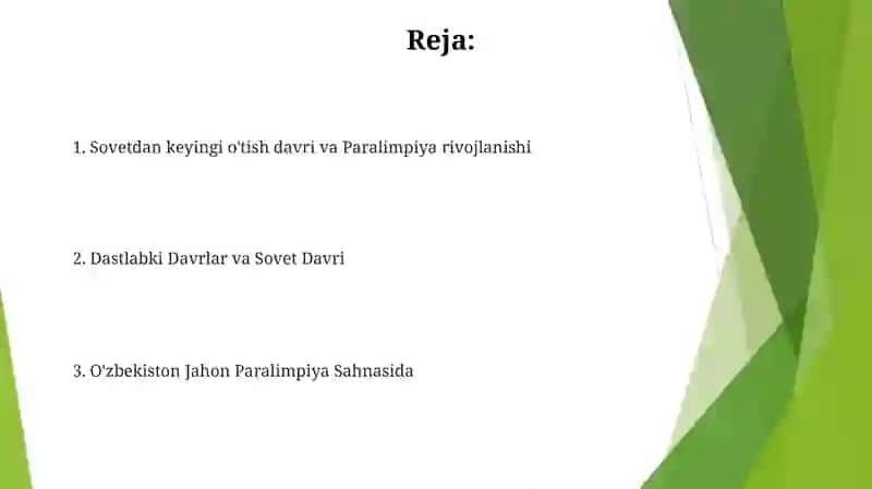 Paralimpiya O'yinlarining O'zbekistondagi merosi 2
