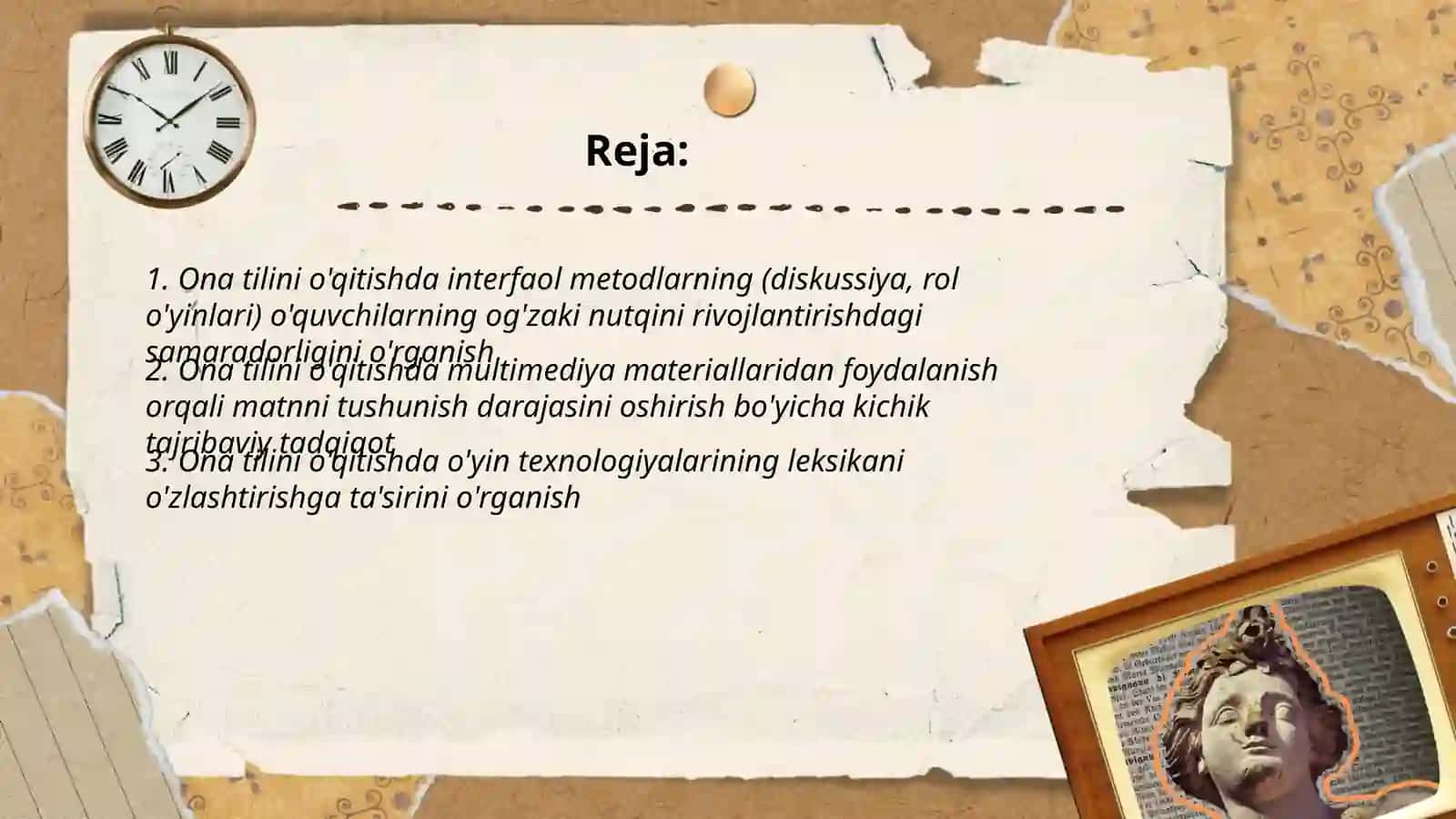 Ona tilini o'qitishga oid kichik tajribaviy tadqiqotlar 2