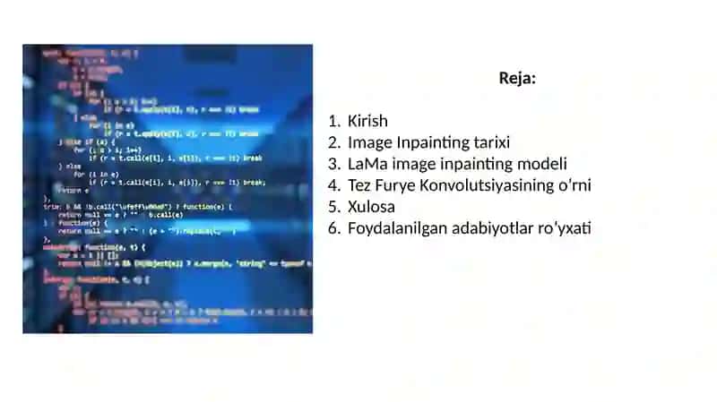 ImageInpainting 2
