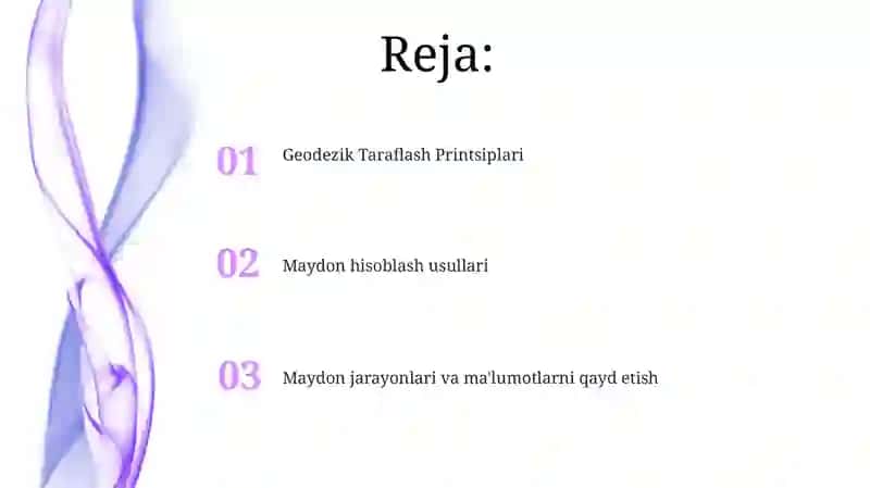 Geodezik Taraflash Printsiplari 2