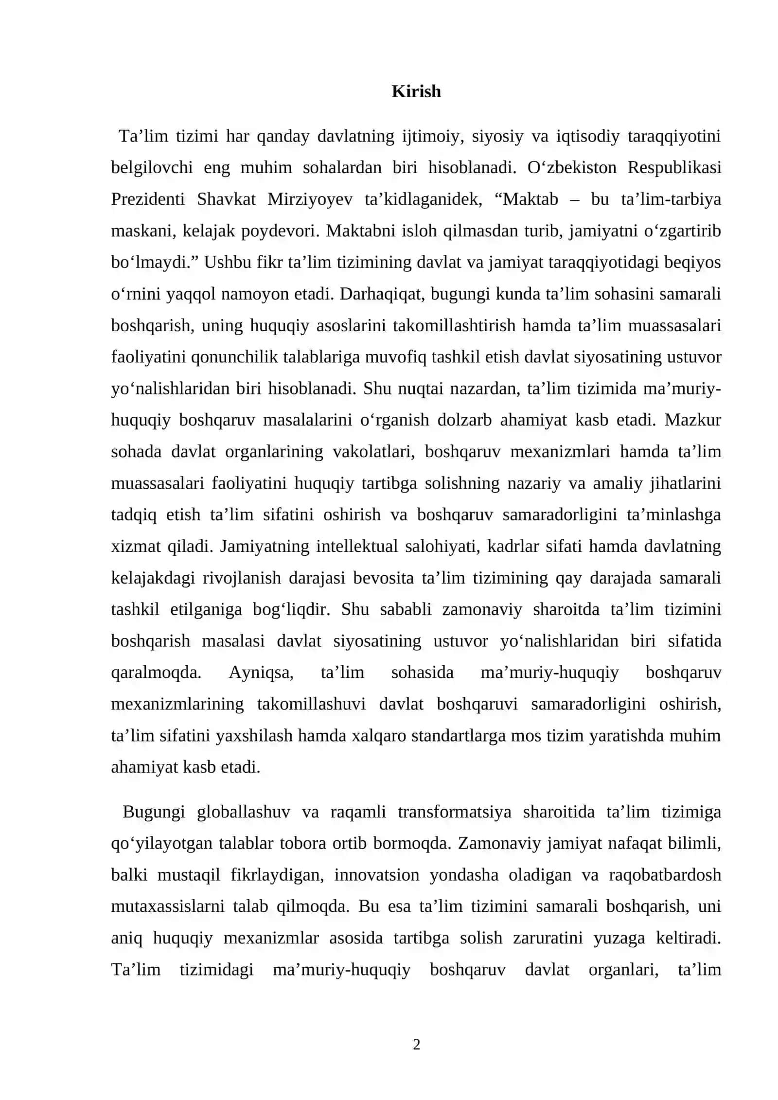 Ta'lim tizimida ma'muriy huquqiy boshqaruv 2