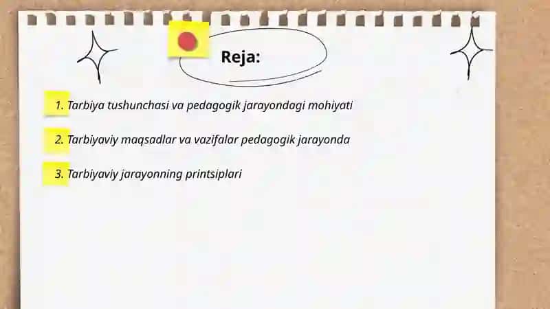 Pedagogik jarayonida tarbiyaning mohiyati 2