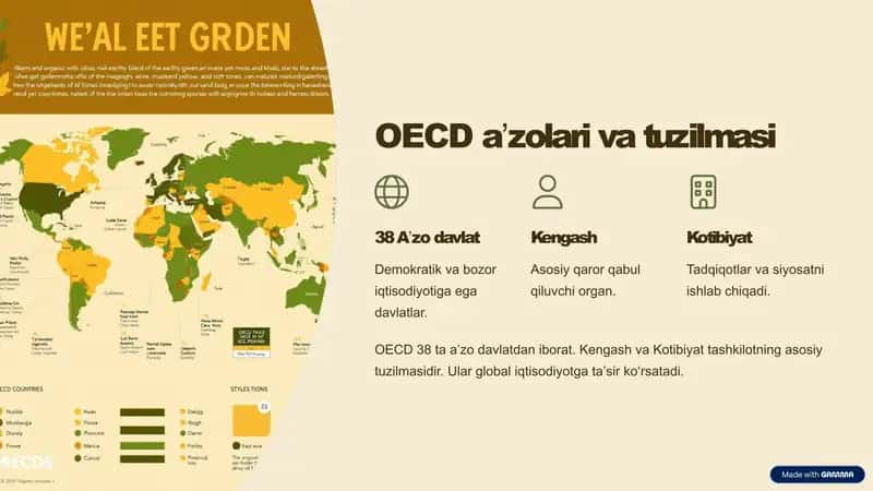 OECD tashkilotiga kirish: Maqsad va vazifalar 2