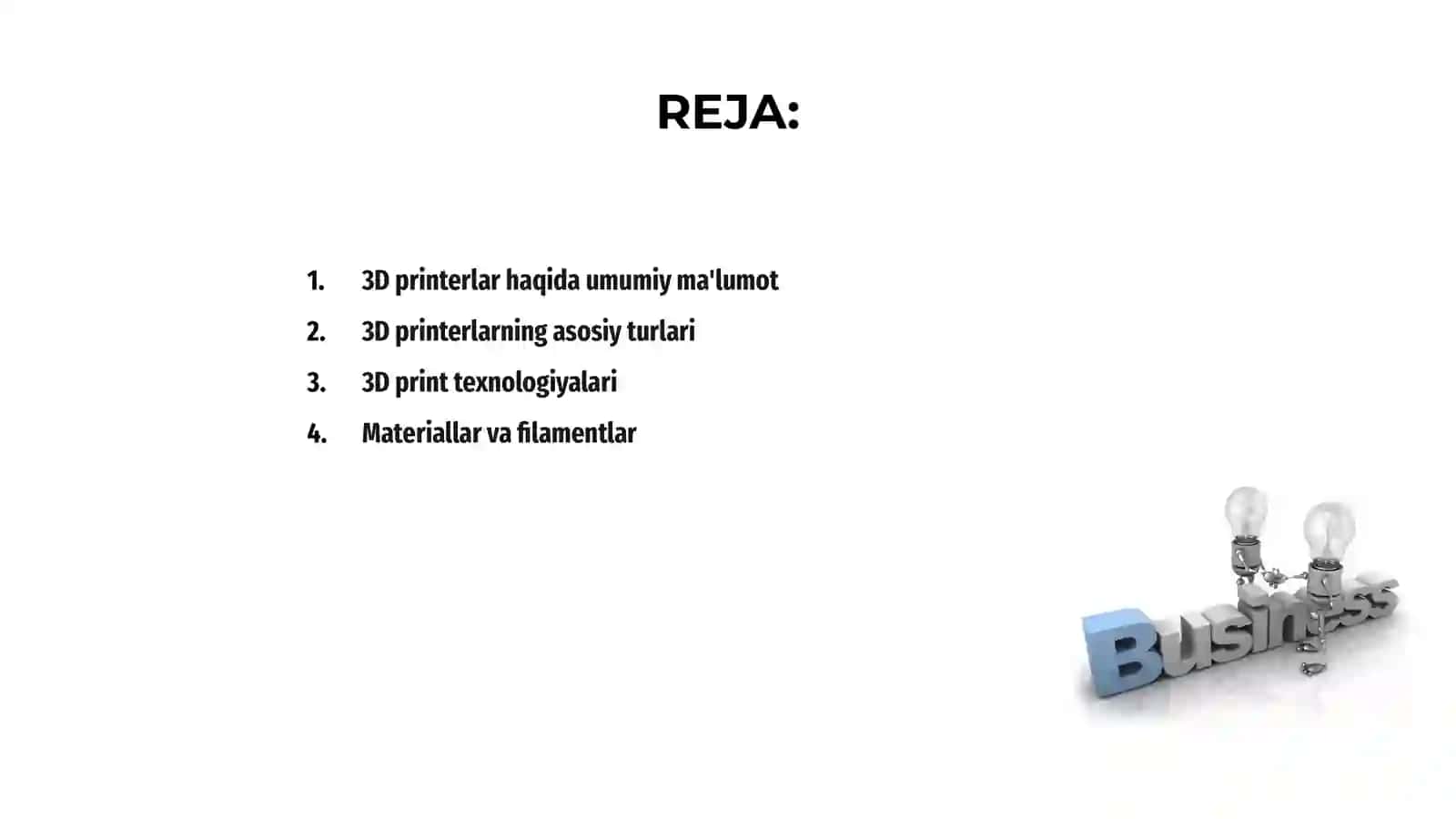 3D printerlar haqida ma'lumot 2