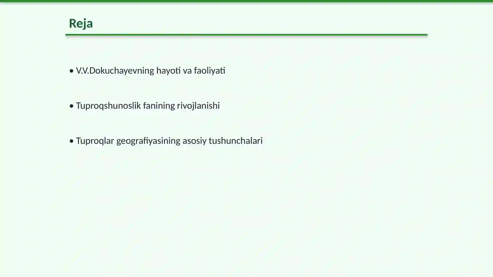 V.V.Dokuchayev-tuproqshunoslik va tuproqlar geografiyasining asoschisi 2