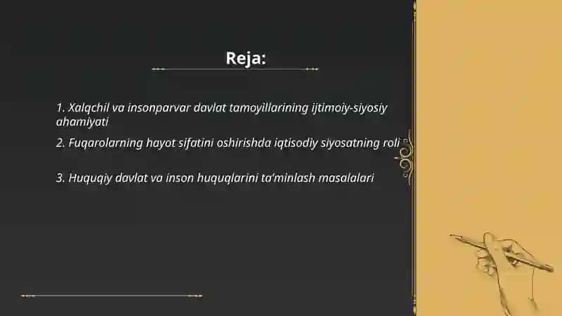 Xalqchil va Insonparvar Davlat Qurishning Ijtimoiy-Siyosiy Ahamiyati 2