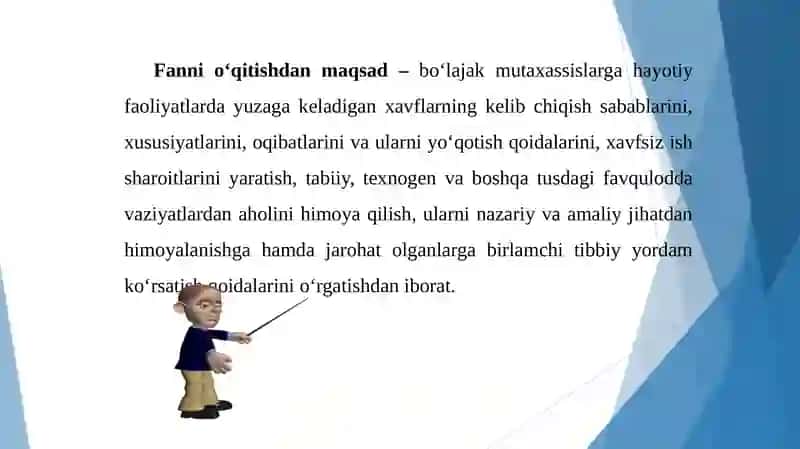 HAYOT FAOLIYATI XAVFSIZLIGITUSHUNCHASI VA RIVOJLANISHI 2