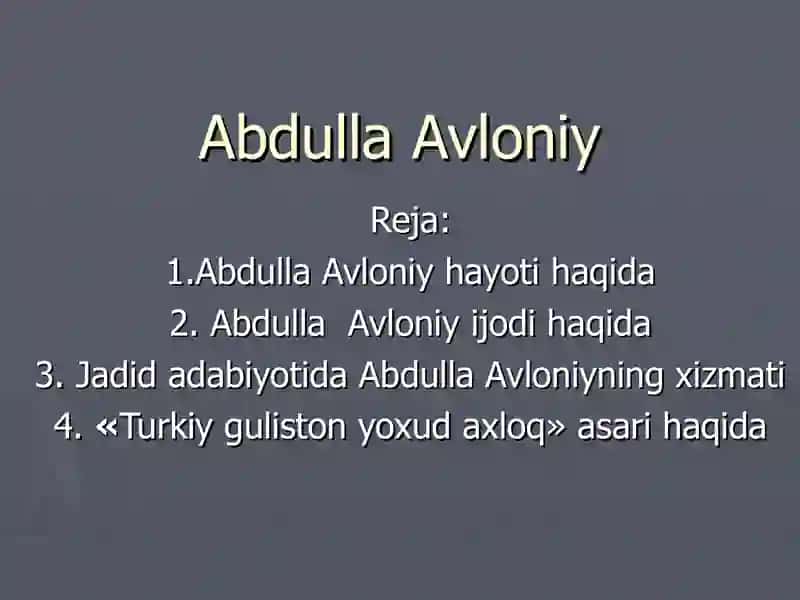 Abdulla Avloniyning hayoti va ijodi 2