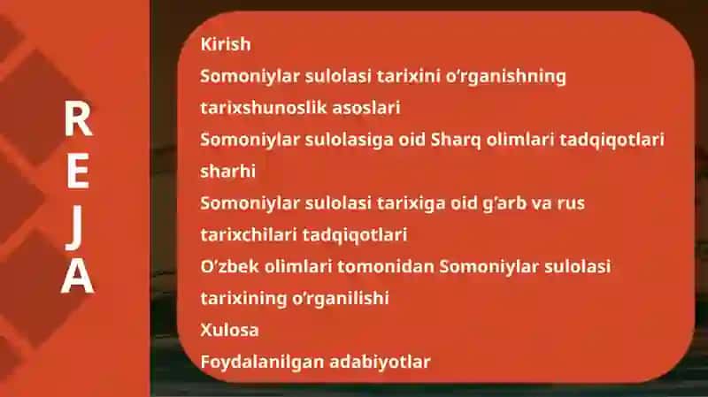 SOMONIYLAR SULOLASI TARIXIGA DOIR ILMIY TADQIQOTLAR SHARHI 2