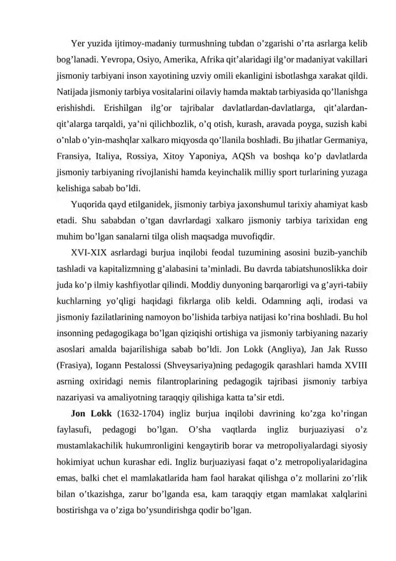 Jismoniy sifatlarning umumiy tavsifi va ularni rivojlantirishni nazorat qilish 2