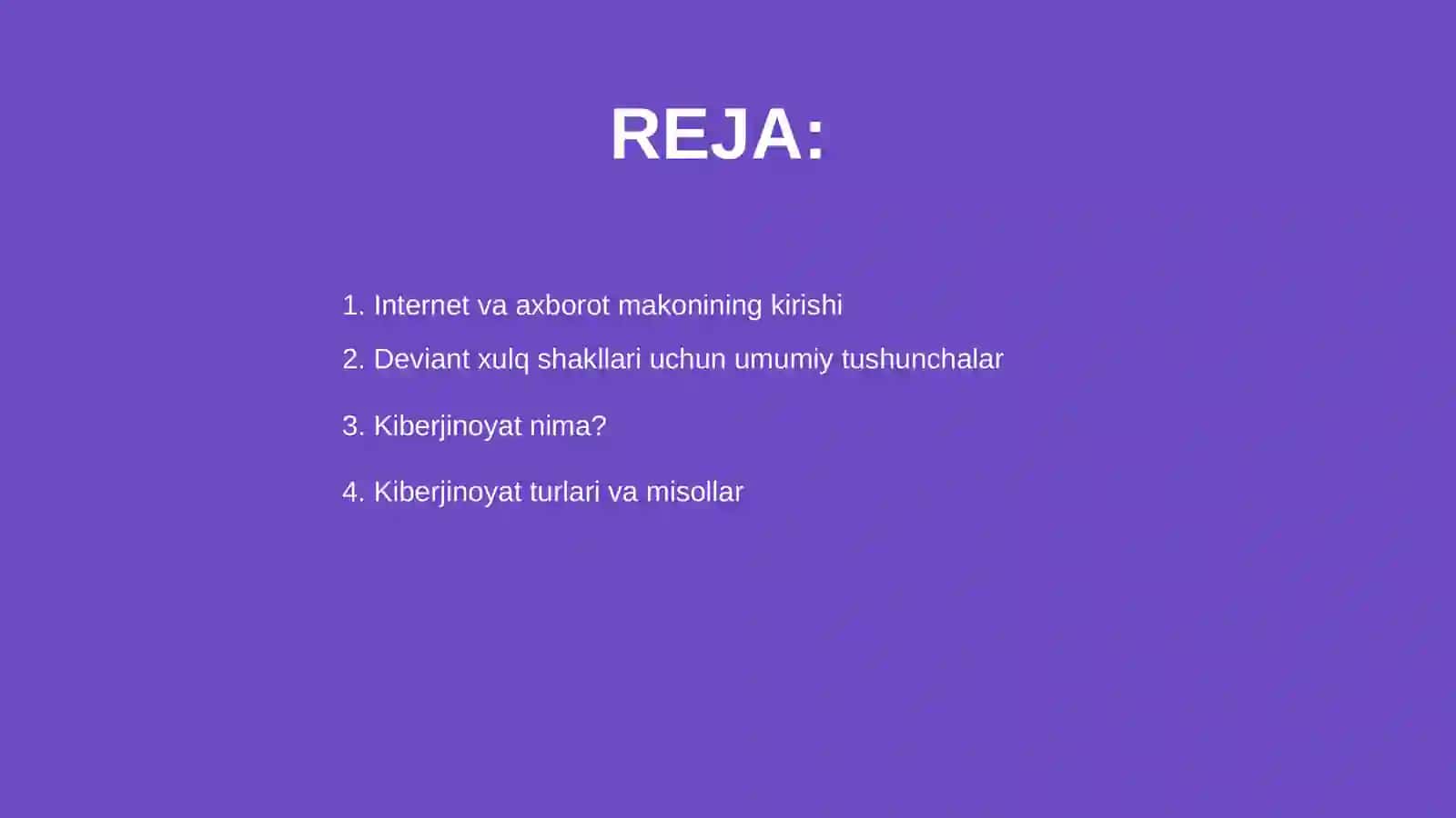 Internet va axborot makonidagi deviant xulq shakllari (kiberjinoyat,kiberagressiya) 2