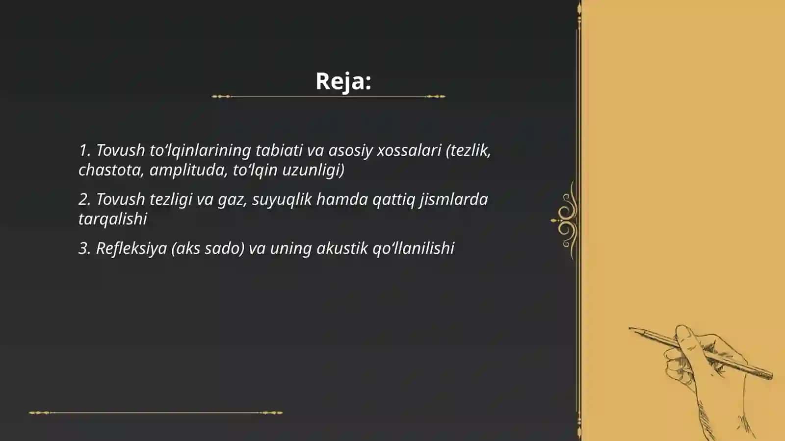 Tovush to‘lqinlari va ularning xossalaridan foydalanish 2
