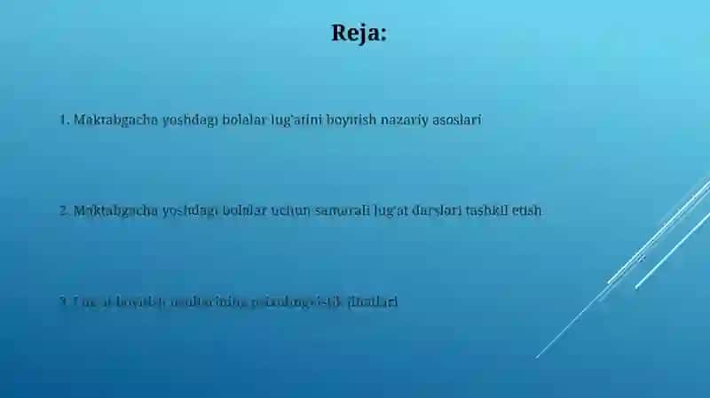 Maktabgacha yoshdagi bolalar bilan lugʻat ishini olib borishning nazariy asoslari 2
