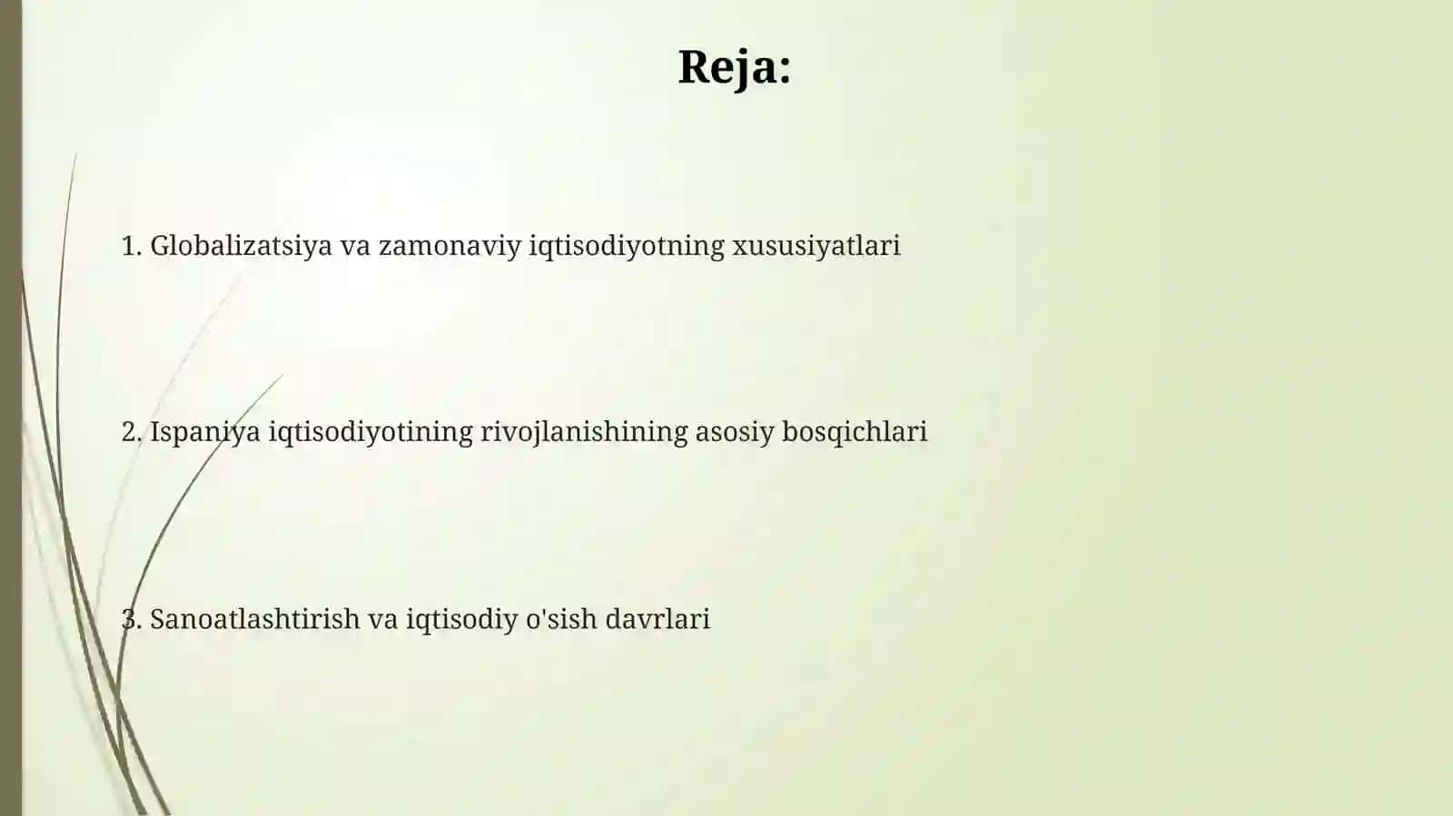 Ispaniyaxo‘jaliginingrivojlanishxususiyatlari 2