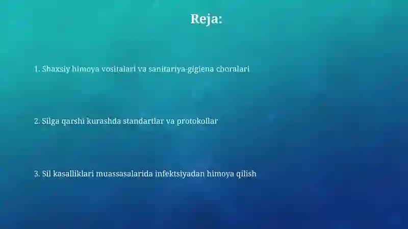 Tuberkulyozga qarshi muassasalarda infeksion nazorat olib borish 2