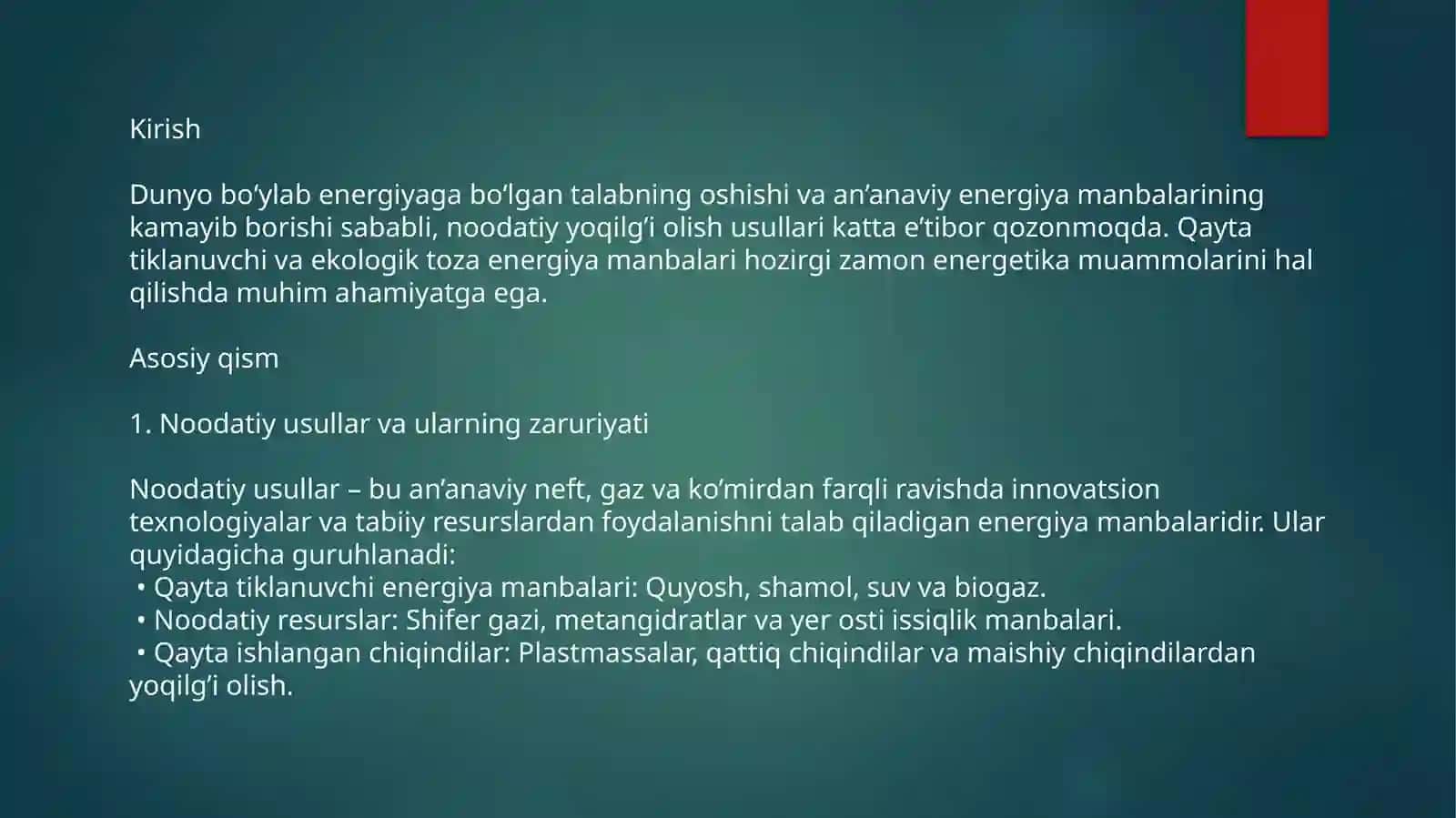 Yoqilg'i olish 2