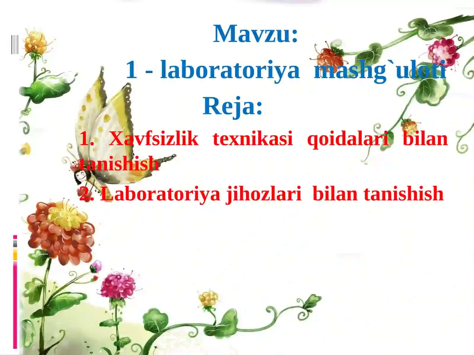 Laboratoriya mashg'uloti 2