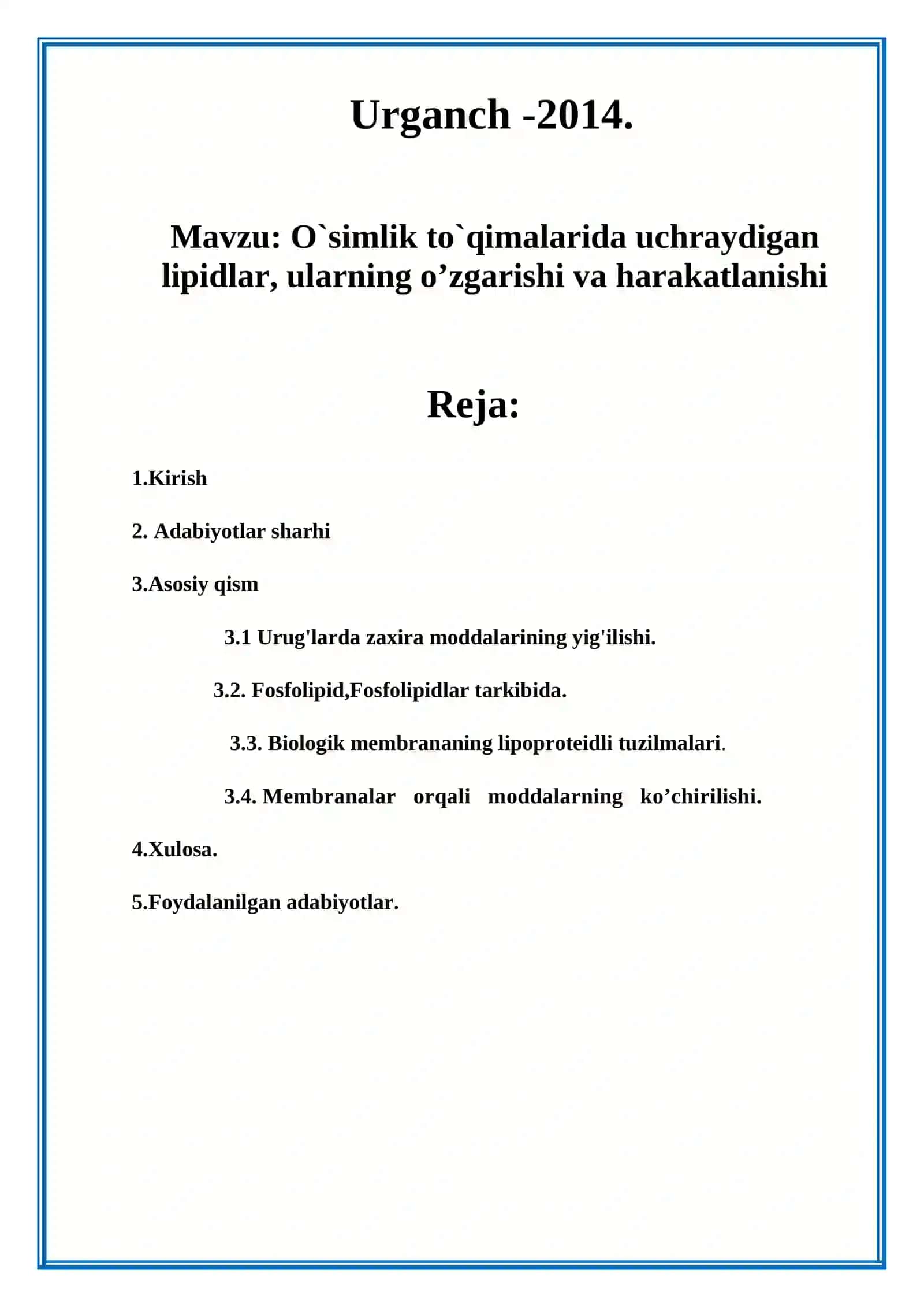 O`SIMLIKLAR FIZIOLOGIYASI 2