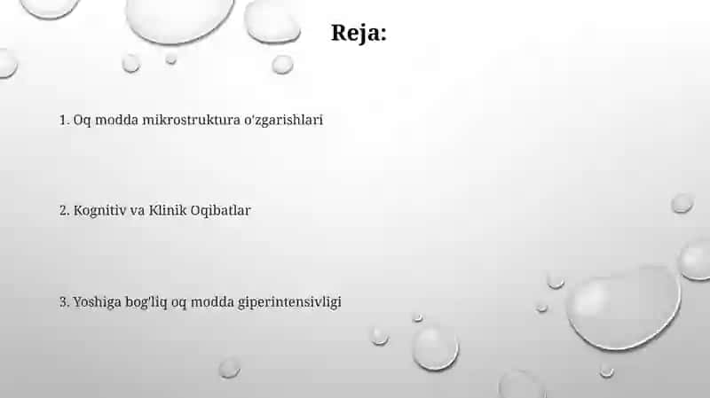 Yoshga bog'liq oq modda hajmining o'zgarishlari 2