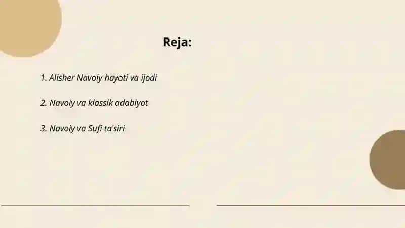 Alisher Navoiy hayoti va ijodi 2