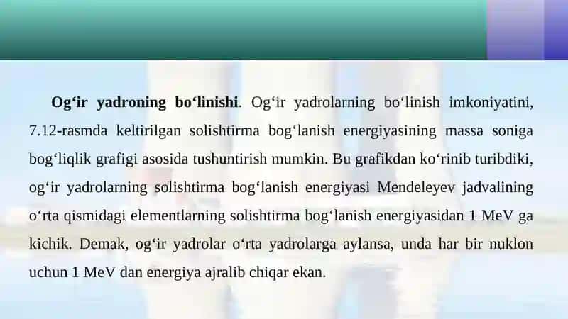 Atom energetikasida xavfsizlik masalasi va uning muammolari 2