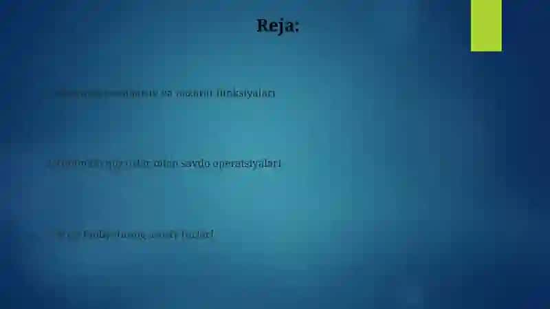 Fond birjalarini faoliyati 2