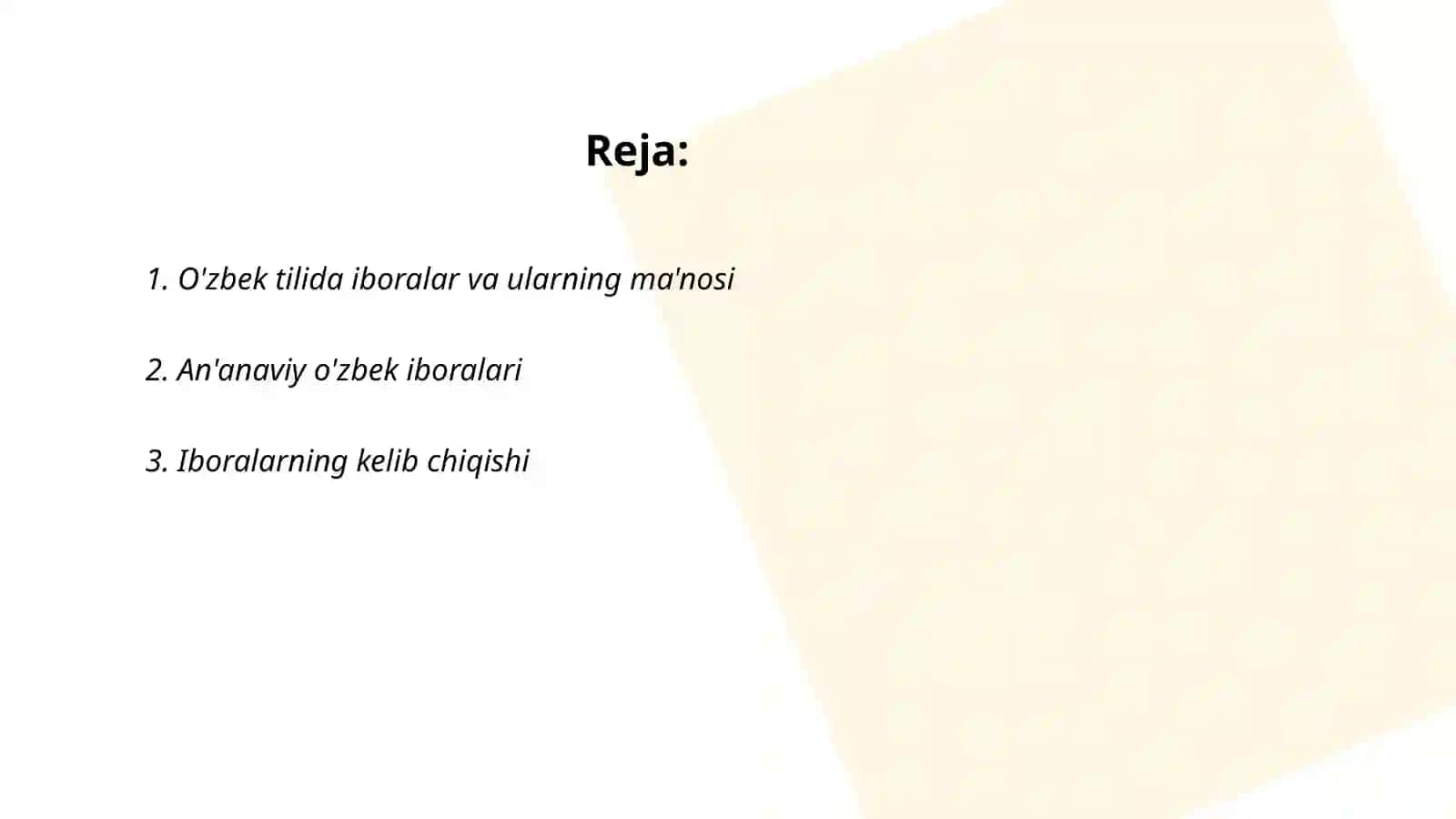 O'zbek tilida iboralar 2