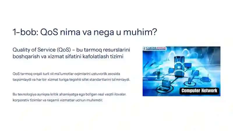 QoS va Trafikni Boshqarish 2