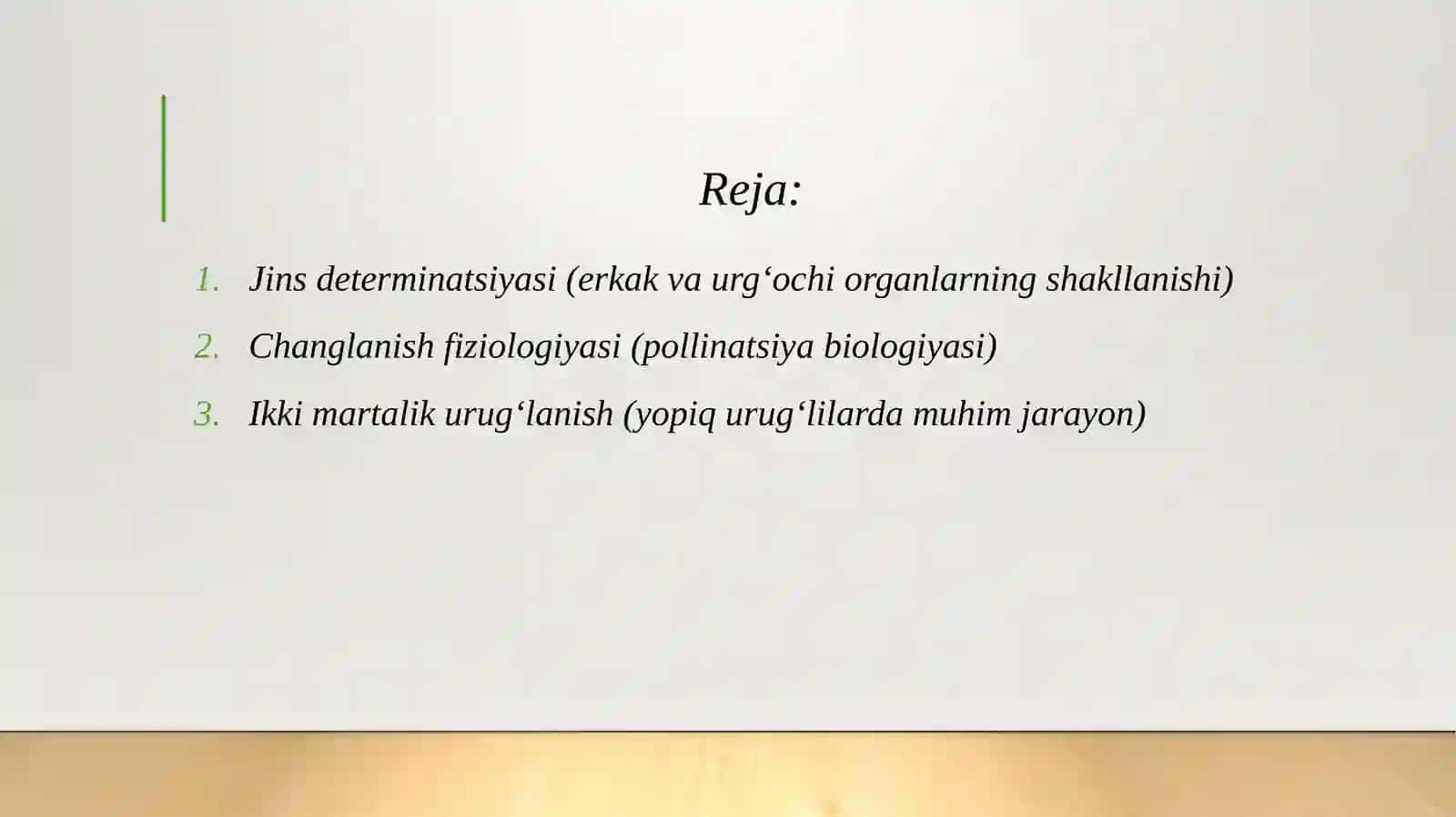 Oʻsimliklarning koʻpayish fiziologiyasi 2
