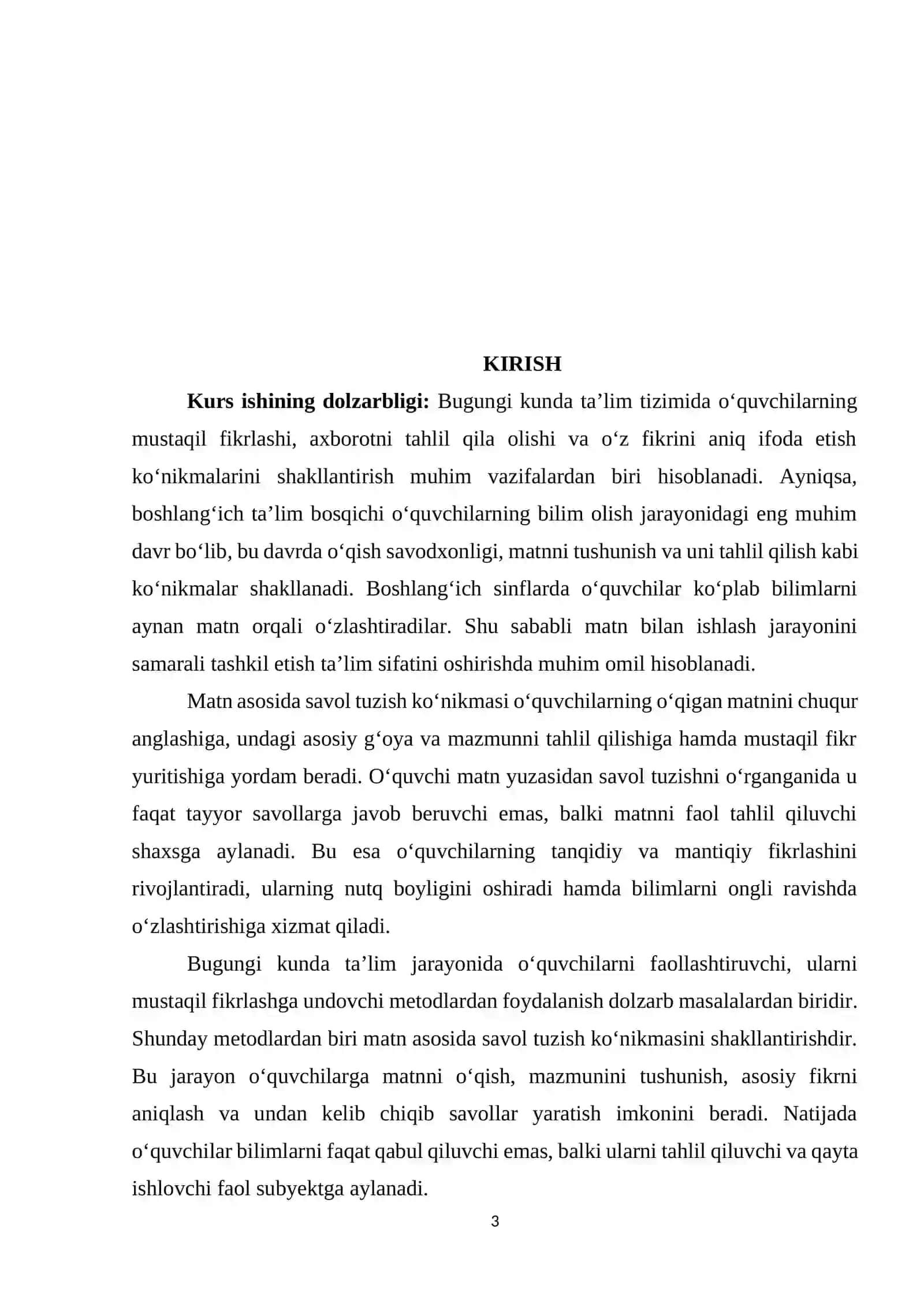Matnga asoslangan Savol Tuzish Ko‘nikmasi 2