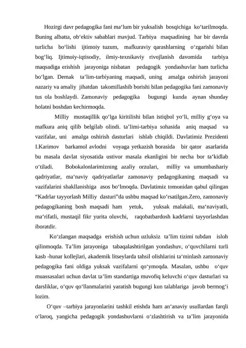 Ta’lim jarayonida texnologik yondashuv tamoyillari 2