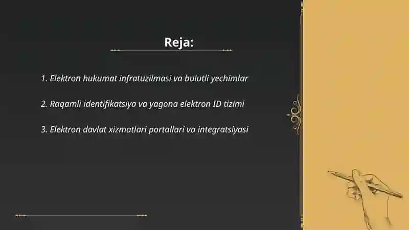 Elektron hukumat va raqamli davlat xizmatlari 2