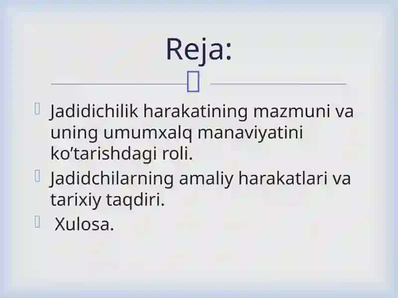 Jadidchilik harakati 2