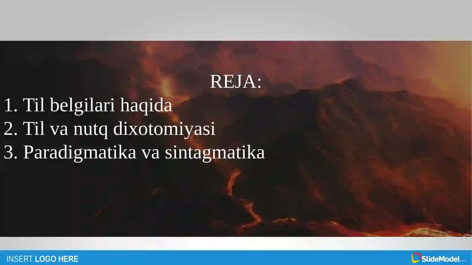 TIL - belgilar sistemasi 2