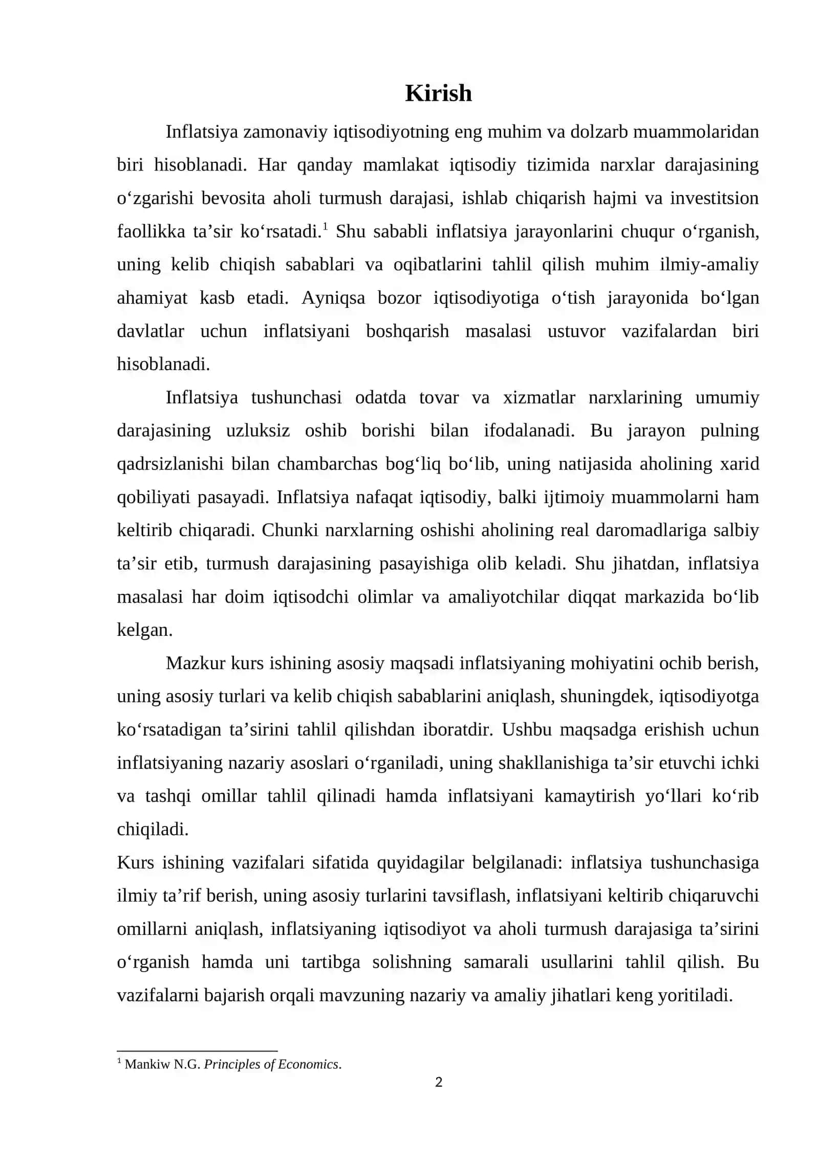 Inflatsiya va uning kelib chiqish sabablar 2