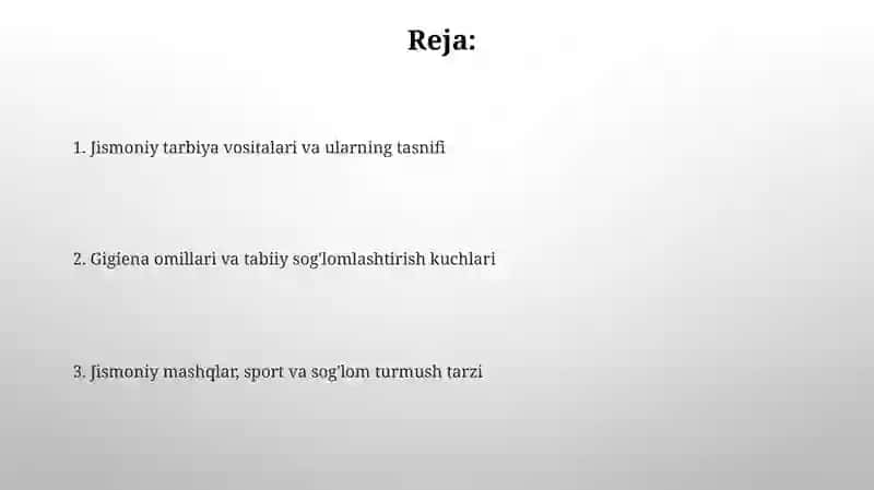 Jismoniy tarbiya vositalari 2