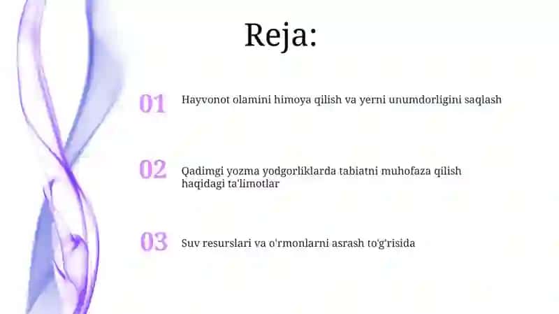 Qadimgi yozma yodgorliklarda tabiatni avaylab asrashga doir ta'limotlar 2