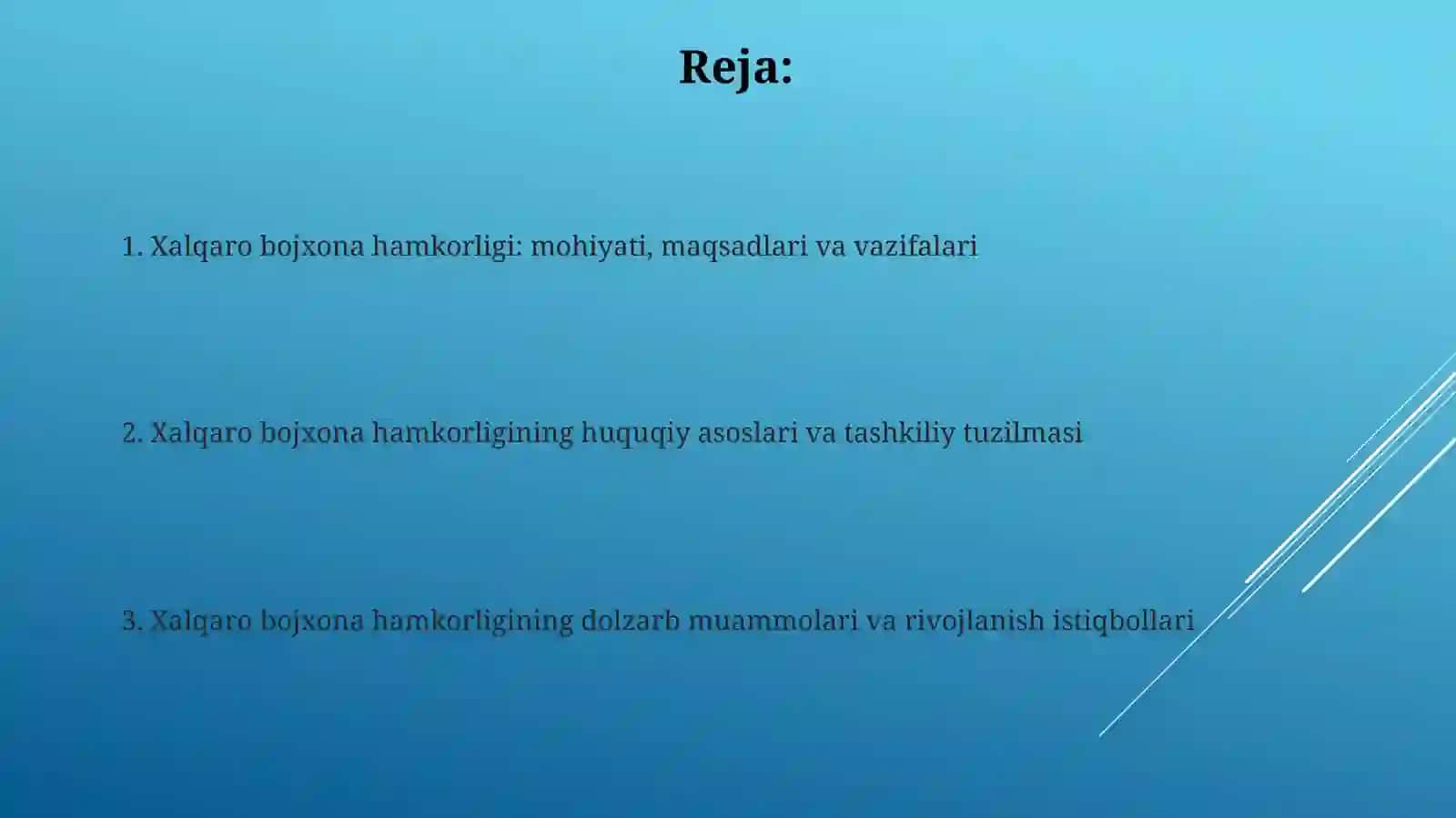 Xalqaro bojxona xamkorligi uning mohiyati va maqsadi 2
