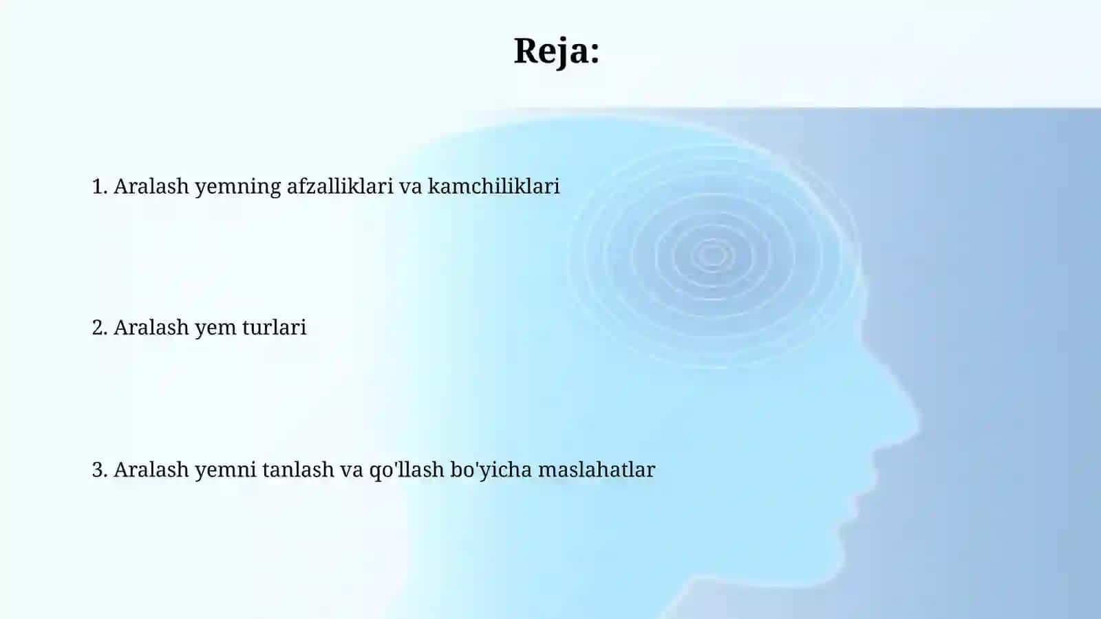 Omixta yem turlari 2