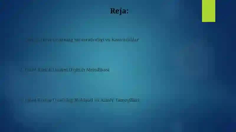 Ovozlarni Tahlil Qilish Bosqichlari 2