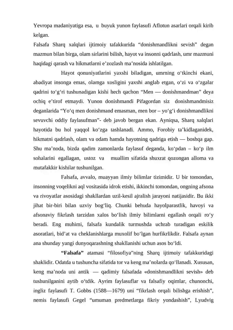 Falsafa va uning jamiyat hayotidagi roli 2