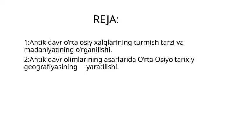 O’rta Osiyoning antik davri dagi tarixiy geografiyasi 2