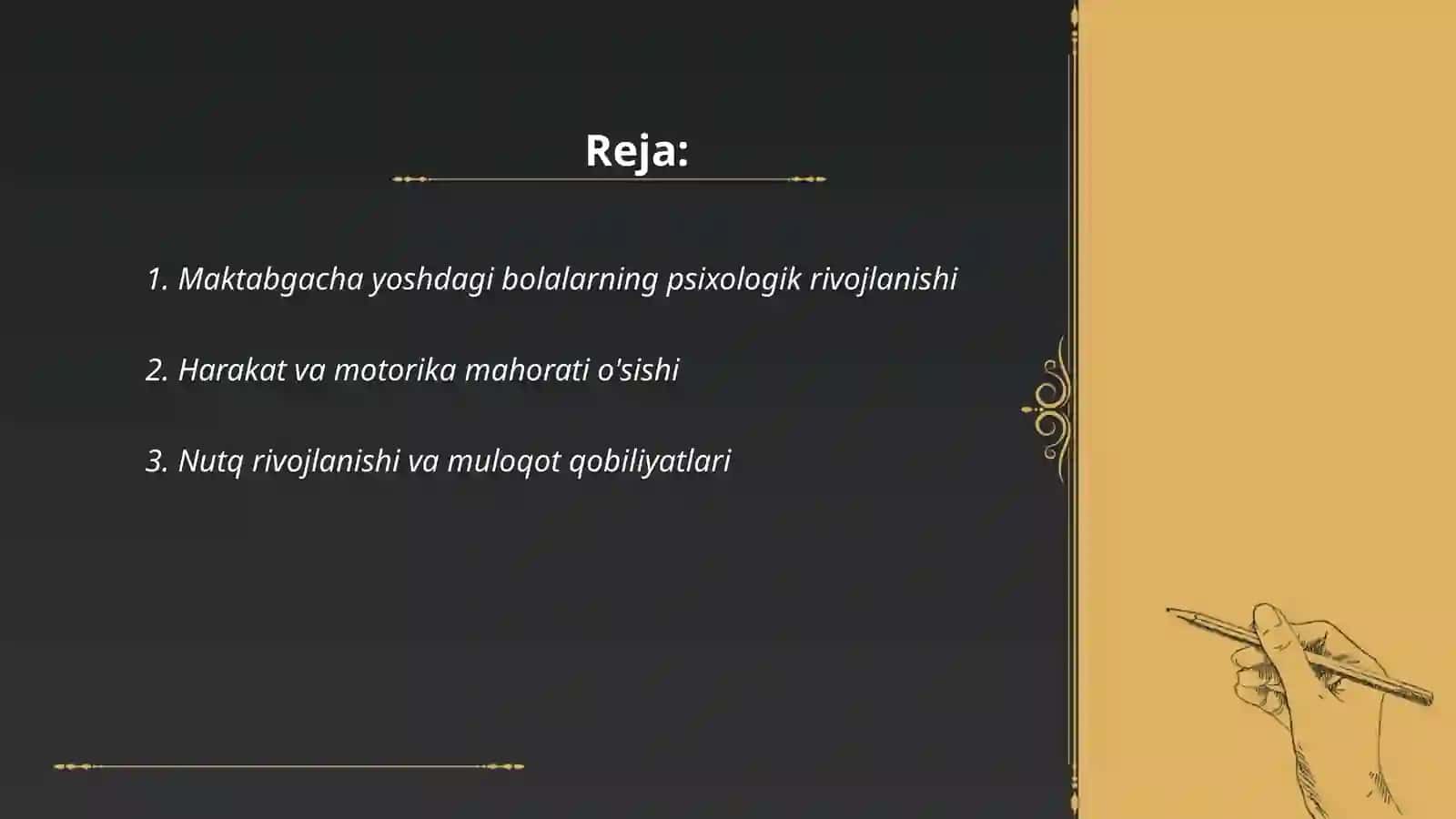 Maktabgacha yoshdagi bolalarning rivojlanishi va ta'lim-tarbiyasining oʻziga xosligi 2