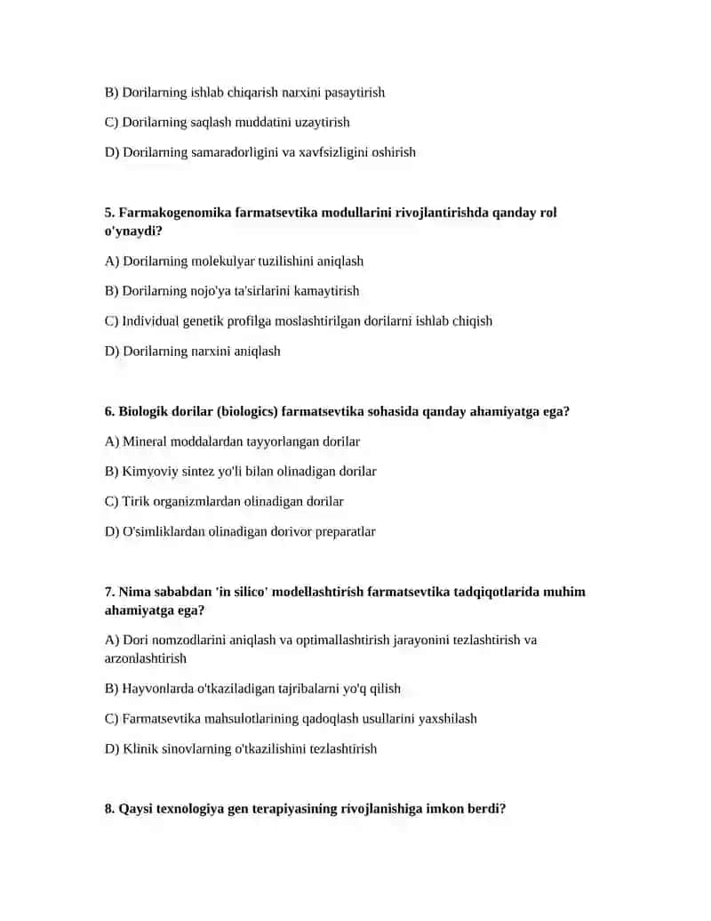 Hozirgi zamon farmatsevtika modullarining rivojlanish tarixi 2