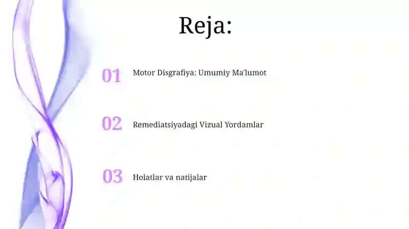 Motor Disgrafiya: Umumiy Ma'lumot 2